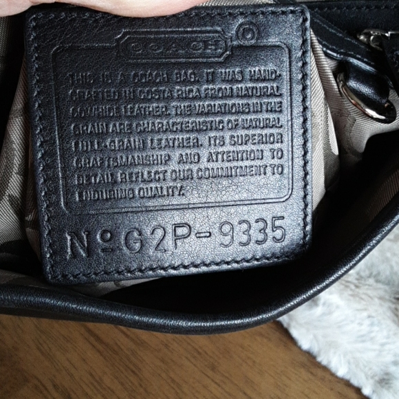 Coach Vintage Legacy Black Bag, EUC - Picture 12 of 13